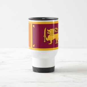 Mug De Voyage Drapeau Sri Lanka