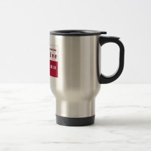 Mug De Voyage Drapeau texan natif de 1ère génération