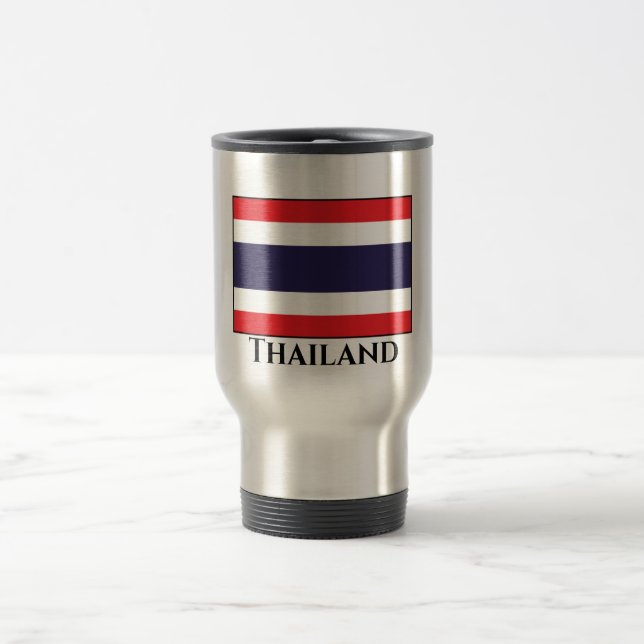 Mug De Voyage Drapeau Thaïlande (Centre)