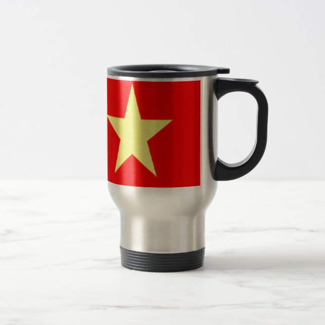 Mug De Voyage drapeau vietnam (Droit)