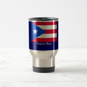 Mug De Voyage Drapeaux de Porto Rico