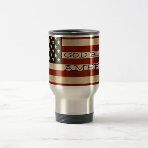 Mug De Voyage Drapeaux vintages américains