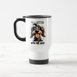 Mug De Voyage Drôle chien de meilleure vie sarcasme