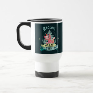 Mug De Voyage Drôle d'Axolotl Joyeux Noël