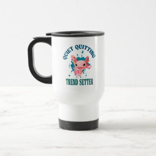 Mug De Voyage Drôle de Axolotl Rose Paramètre de Tendance d'Aban