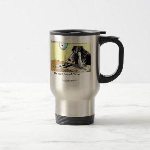 Mug de voyage drôle de Border Collie