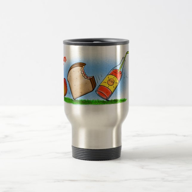 Mug De Voyage Drôle de dessin animé de fourmis (Centre)