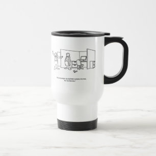 Mug De Voyage Drôle de penser en dehors du banc des affaires