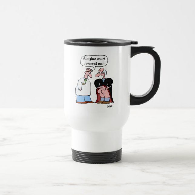 Mug De Voyage Drôle dessin d'avocat pour les avocats (Droite)