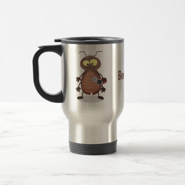 Mug De Voyage Drôle drôle de personnage de dessin animé de cafar (Gauche)