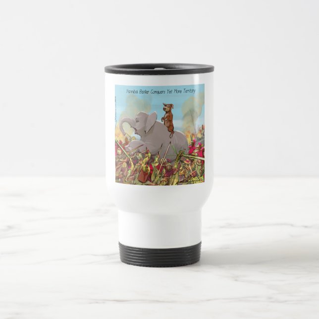 Mug De Voyage Drôle Hannibal Barca Conquiert des Terres (Centre)