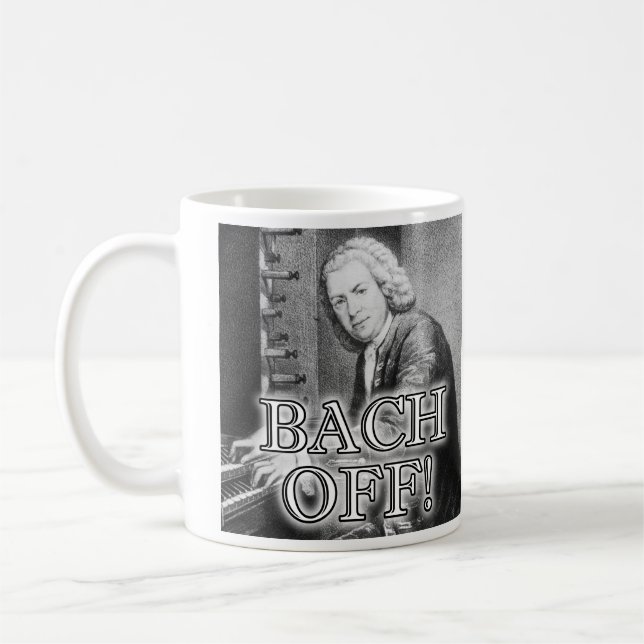Mug de Voyage Drôle Mug Back Bach Off (Gauche)