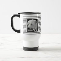 Drôle noir et blanc photo de mignon nom personnali
