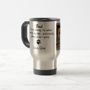 Mug De Voyage Drôle papa chien