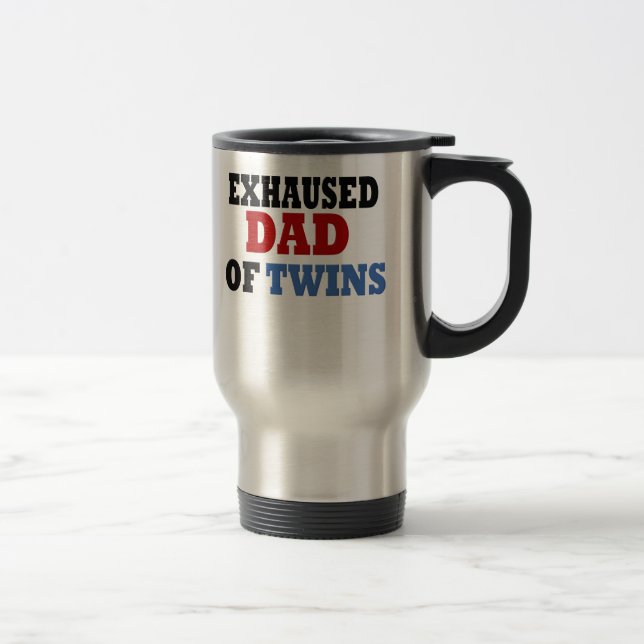 Mug De Voyage Drôle papa des jumeaux (Droit)