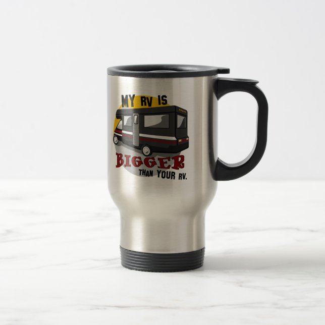 Mug De Voyage Drôle RV Camping Voyage Café Mug (Droit)