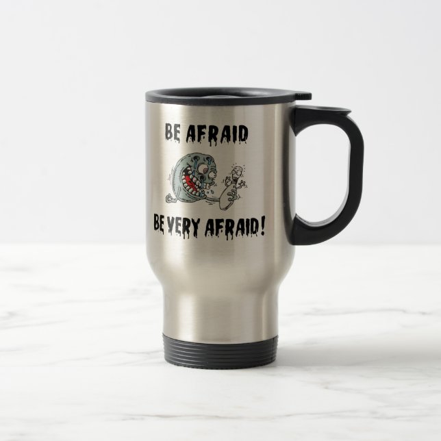 Mug De Voyage Drôle soyez bowling effrayé (Droit)