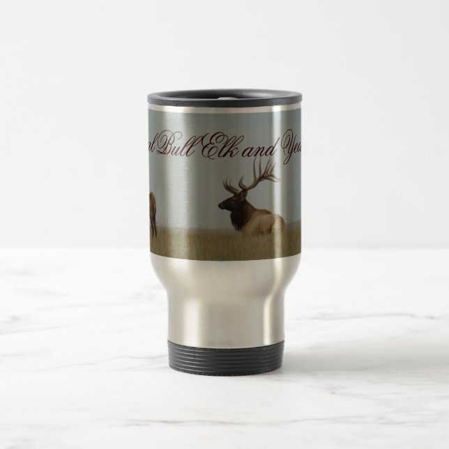 Mug De Voyage E15 Bull Elk et Yearlings (Centre)