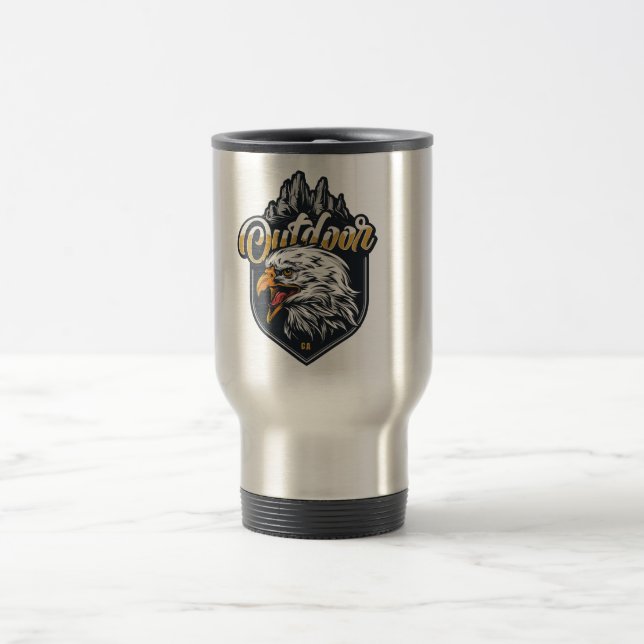 Mug De Voyage eagle out door mountains  (Centre)
