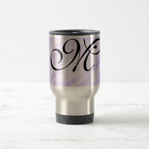 Mug De Voyage éclaboussures simples de pastel à l'aquarelle viol