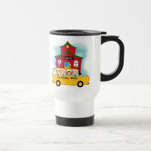 Mug De Voyage École et T-shirts et cadeaux d'autobus scolaire