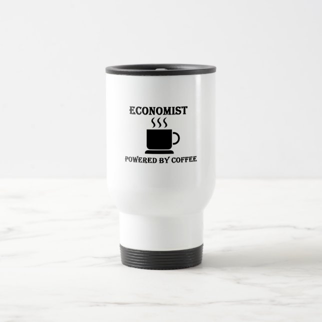 Mug De Voyage "Économiste" actionné par le café (Centre)