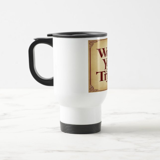 Mug De Voyage Écrivez Votre Vérité 3 (Gauche)