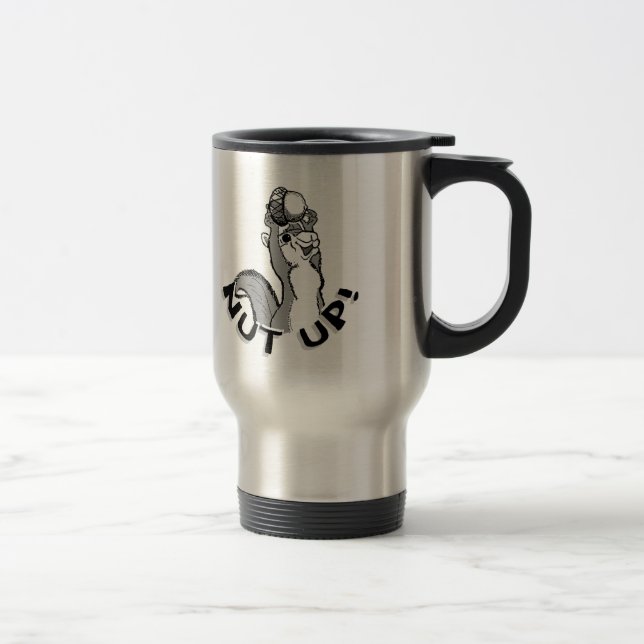 Mug De Voyage Écrou vers le haut d'écureuil (Droit)