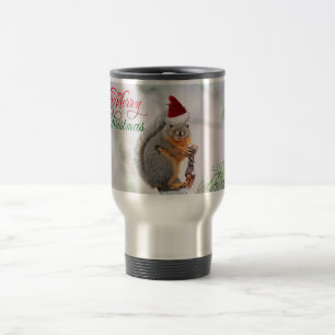 Mug De Voyage Écureuil de Joyeux Noël
