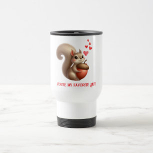 Mug De Voyage Écureuil drôle mignon de la Saint-Valentin