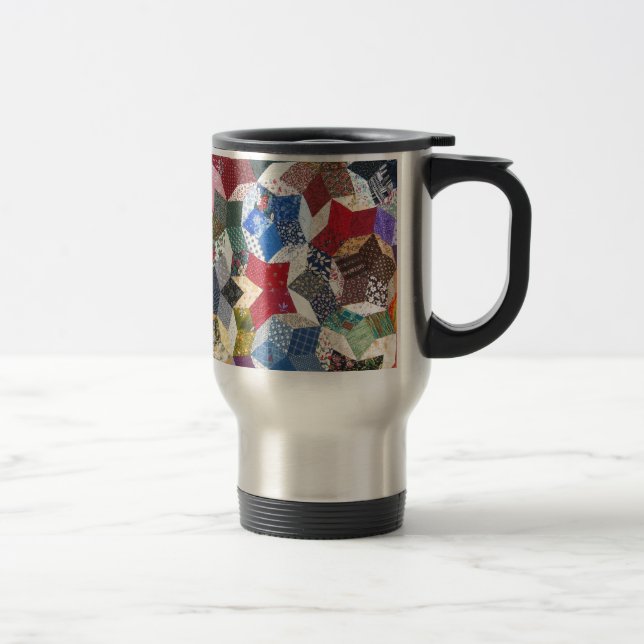 Mug De Voyage Édredon de patchwork (Droit)