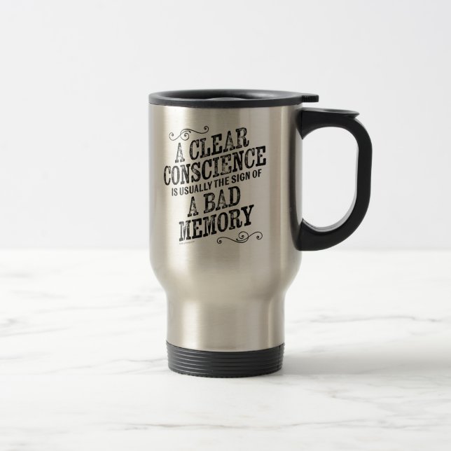 Mug De Voyage Effacer la confusion (Droit)