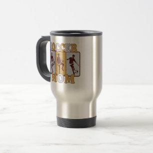 Mug De Voyage Effet de la Parties scintillant Soccer Mom
