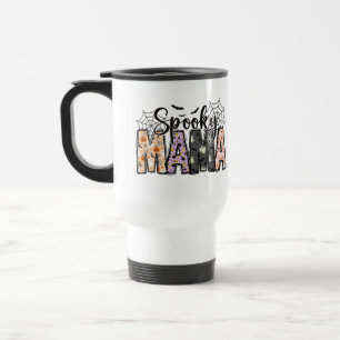 Mug De Voyage Éffrayant Mama - Jolie Halloween pour maman
