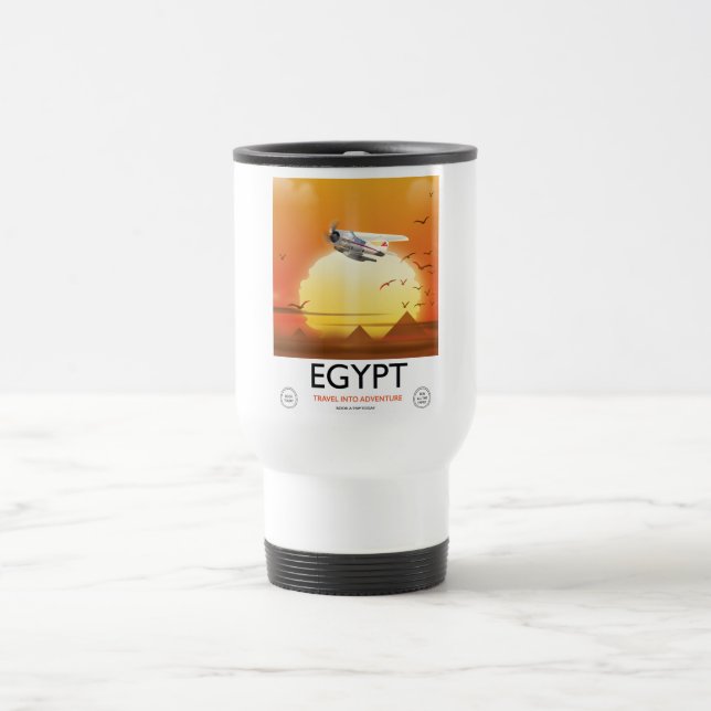 Mug De Voyage Égypte "Voyagez dans l'aventure" (Centre)