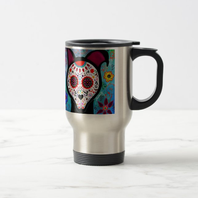MUG DE VOYAGE EL PERRO DOG DIA DE LOS MUERTOS (Droit)