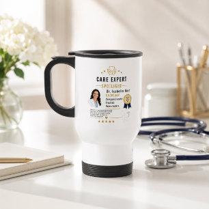 Mug De Voyage Élégant Médecin Projecteur de soins de santé Merci