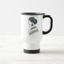 Élégant ukrainien Folk Art Voyage Mug