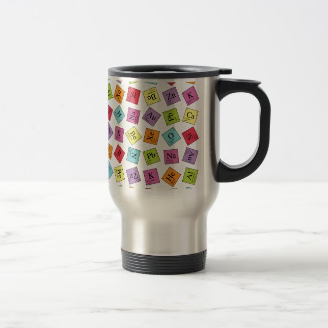 Mug De Voyage Éléments périodiques (Droit)
