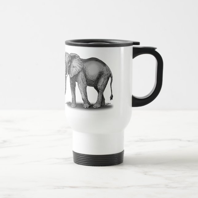 Mug De Voyage Éléphant africain (Droite)