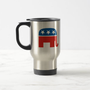 Mug De Voyage éléphant de Parti Républicain des Etats-Unis