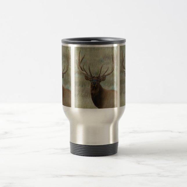 Mug De Voyage Elk taureau E10 en velours (Centre)