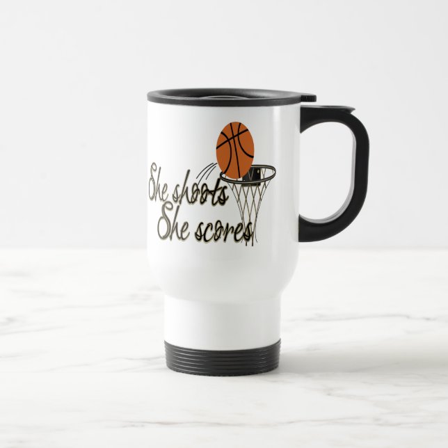 Mug De Voyage Elle la tire… marque (Droite)