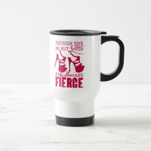 Mug De Voyage Elle N'Est Que Chaussures Petites/Fierces