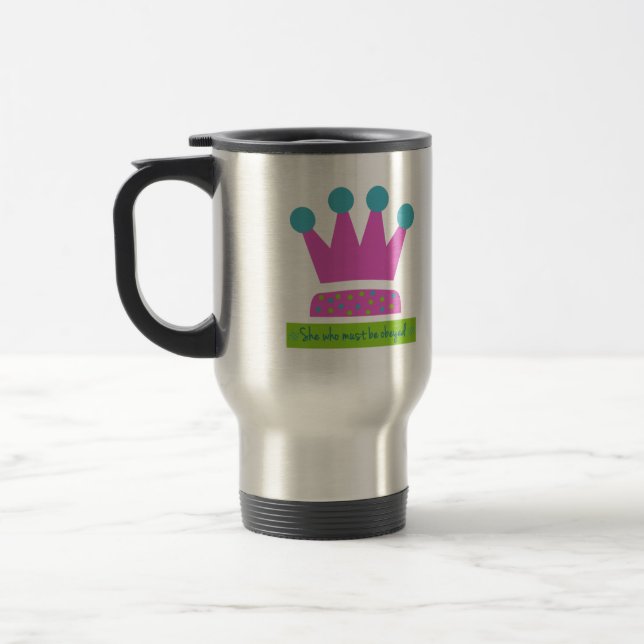 Mug De Voyage Elle qui doit être obéie (Gauche)
