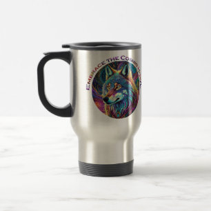 Mug De Voyage Embrassez le loup de Howl cosmique