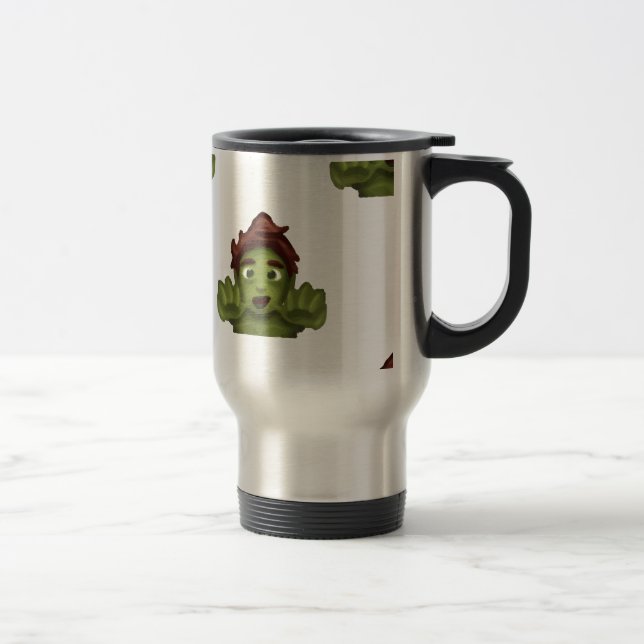 Mug De Voyage emoji zombie (Droit)