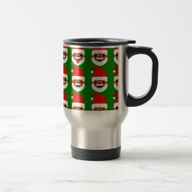 Mug De Voyage émoticônes de père Noël (Droit)