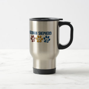 Mug De Voyage Empreinte de patte 1 de papa de BERGER ALLEMAND