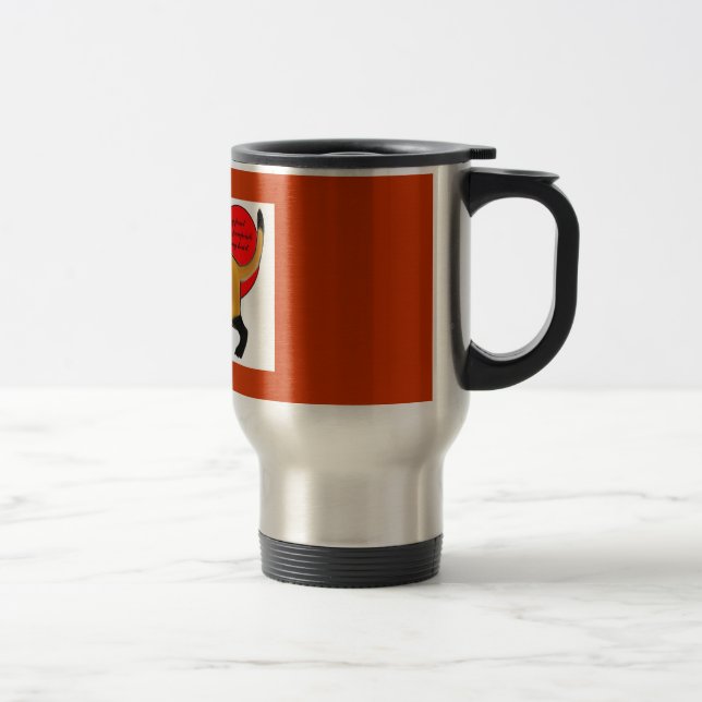 Mug De Voyage Empreintes à mâchoires ferreuses (Droit)